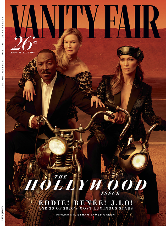 Renee Zellweger, Eddie Murphy, Jennifer Lopez, Vanity Fair Cover 2020